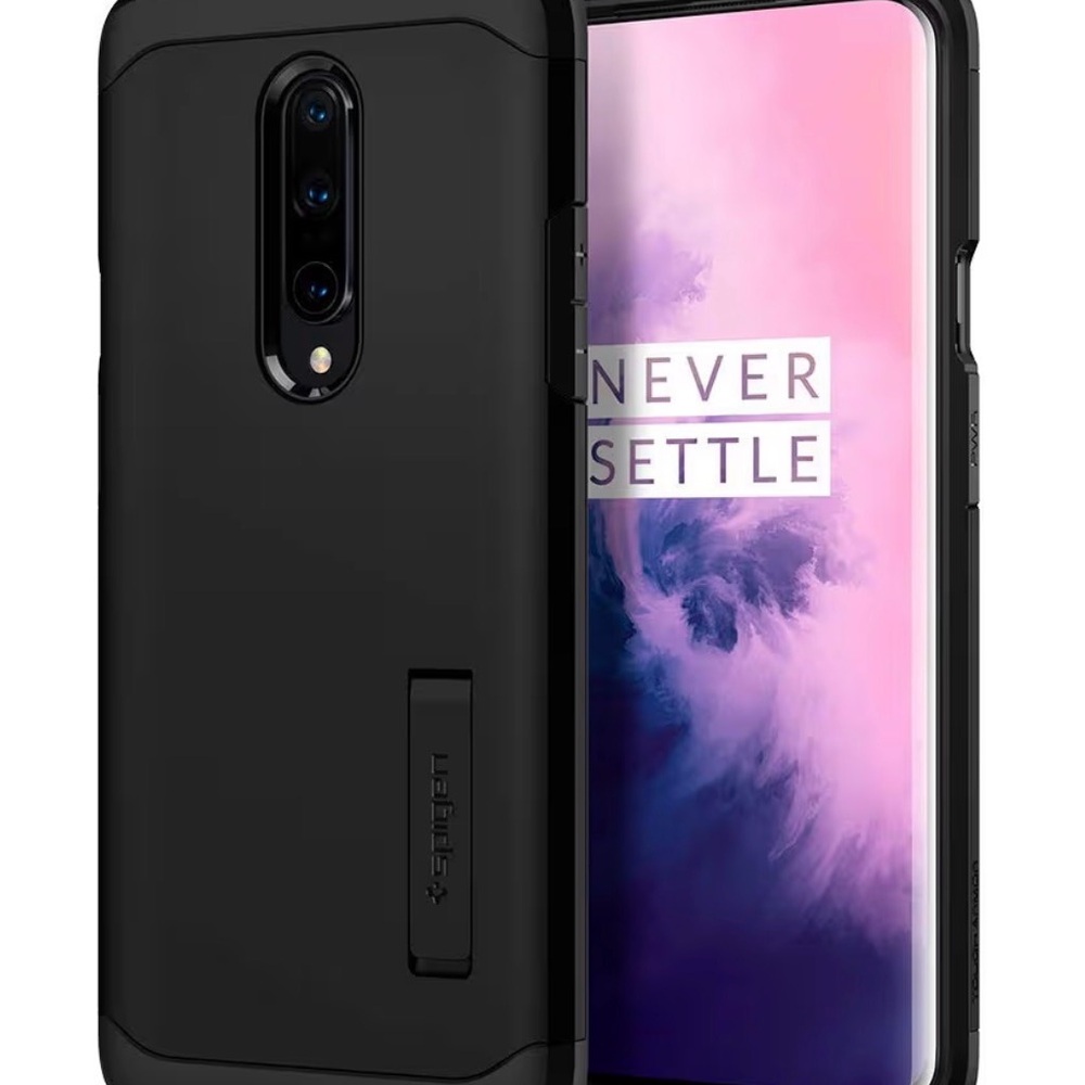 Spigen Tough Armor Designed for OnePlus 7 Pro Case (2019) - Black